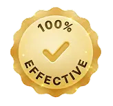 100% effective